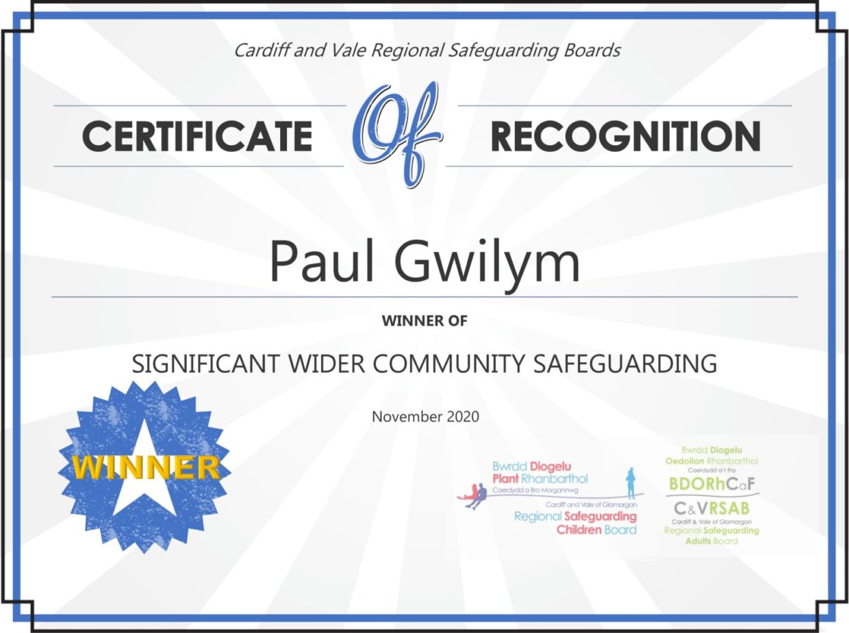 Boomerang wins Safeguarding Award